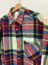 Carica l&#39;immagine nel visualizzatore di Gallery, Camicia flanella a quadri vintage taglia L
