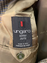 Carica l&#39;immagine nel visualizzatore di Gallery, Blazer Vintage Uomo Ungaro Paris - 2 Bottoni, 100% Lana Pied de Poule - Taglia 50
