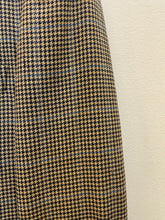 Carica l&#39;immagine nel visualizzatore di Gallery, Blazer Vintage 3 Bottoni in Micro Pied de Poule di Lana taglia 50
