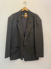 Carica l&#39;immagine nel visualizzatore di Gallery, Blazer spinato vintage lana e cashmere taglia 52
