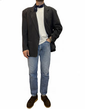 Carica l&#39;immagine nel visualizzatore di Gallery, Blazer spinato vintage lana e cashmere taglia 52
