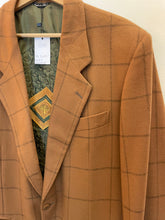 Carica l&#39;immagine nel visualizzatore di Gallery, Blazer a quadri lana e cashmere vintage Pal Zileri taglia 48
