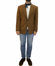 Carica l&#39;immagine nel visualizzatore di Gallery, Blazer a quadri lana e cashmere vintage Pal Zileri taglia 48
