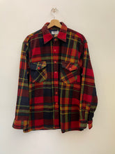 Carica l&#39;immagine nel visualizzatore di Gallery, Camicia a quadri in pile vintage taglia L
