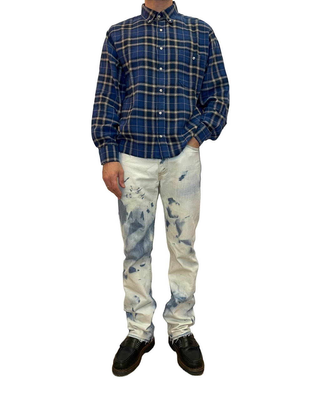 Jeans Levi’s 505 tie dye vintage taglia 33