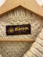 Carica l&#39;immagine nel visualizzatore di Gallery, Maglione con zip handknitted vintage taglia M
