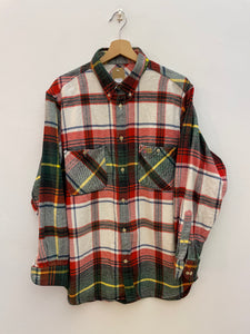 Camicia a quadri in flanella vintage taglia L