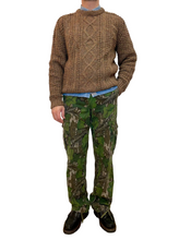 Carica l&#39;immagine nel visualizzatore di Gallery, Maglione Made in Ireland marrone mélangé vintage taglia M
