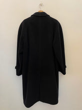 Carica l&#39;immagine nel visualizzatore di Gallery, Cappotto blu lana e cashmere manica raglan vintage taglia 52
