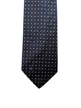 Carica l'immagine nel visualizzatore di Gallery, Cravatta V A L E N T I N O in seta e lino vintage
