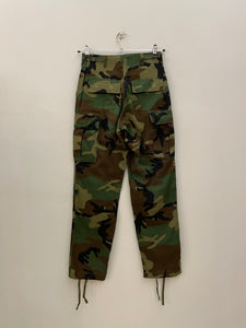 Pantalone cargo woodland us army vintage size XS