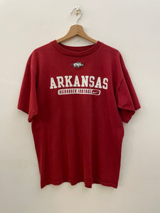 T shirt Nike Arkansas football vintage taglia M