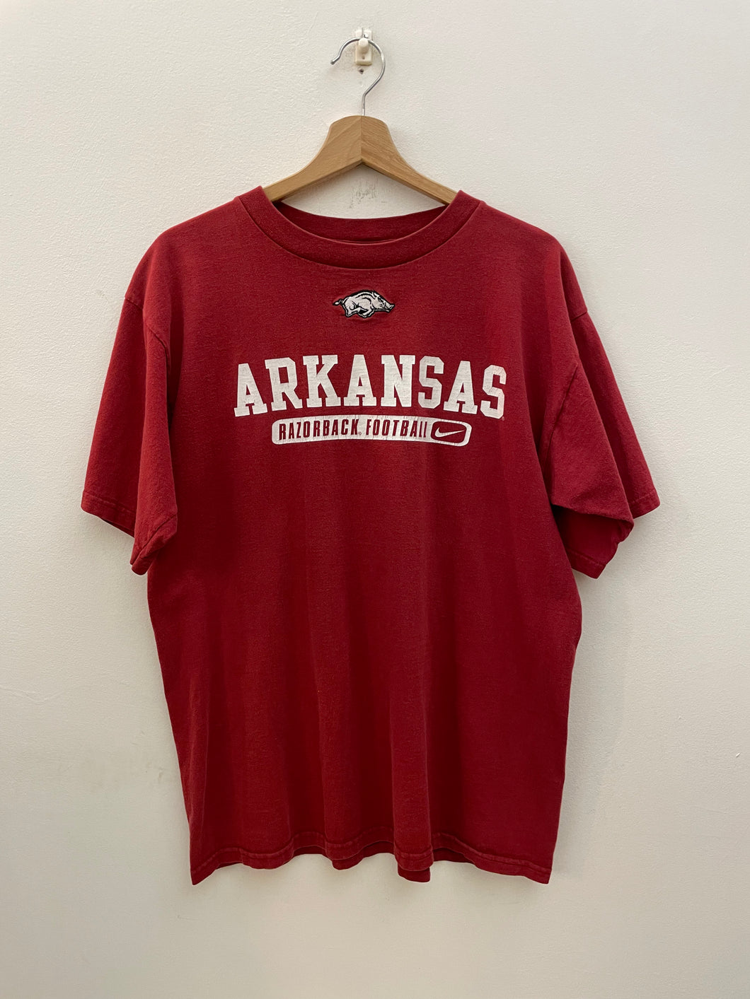 T shirt Nike Arkansas football vintage taglia M