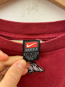 T shirt Nike Arkansas football vintage taglia M