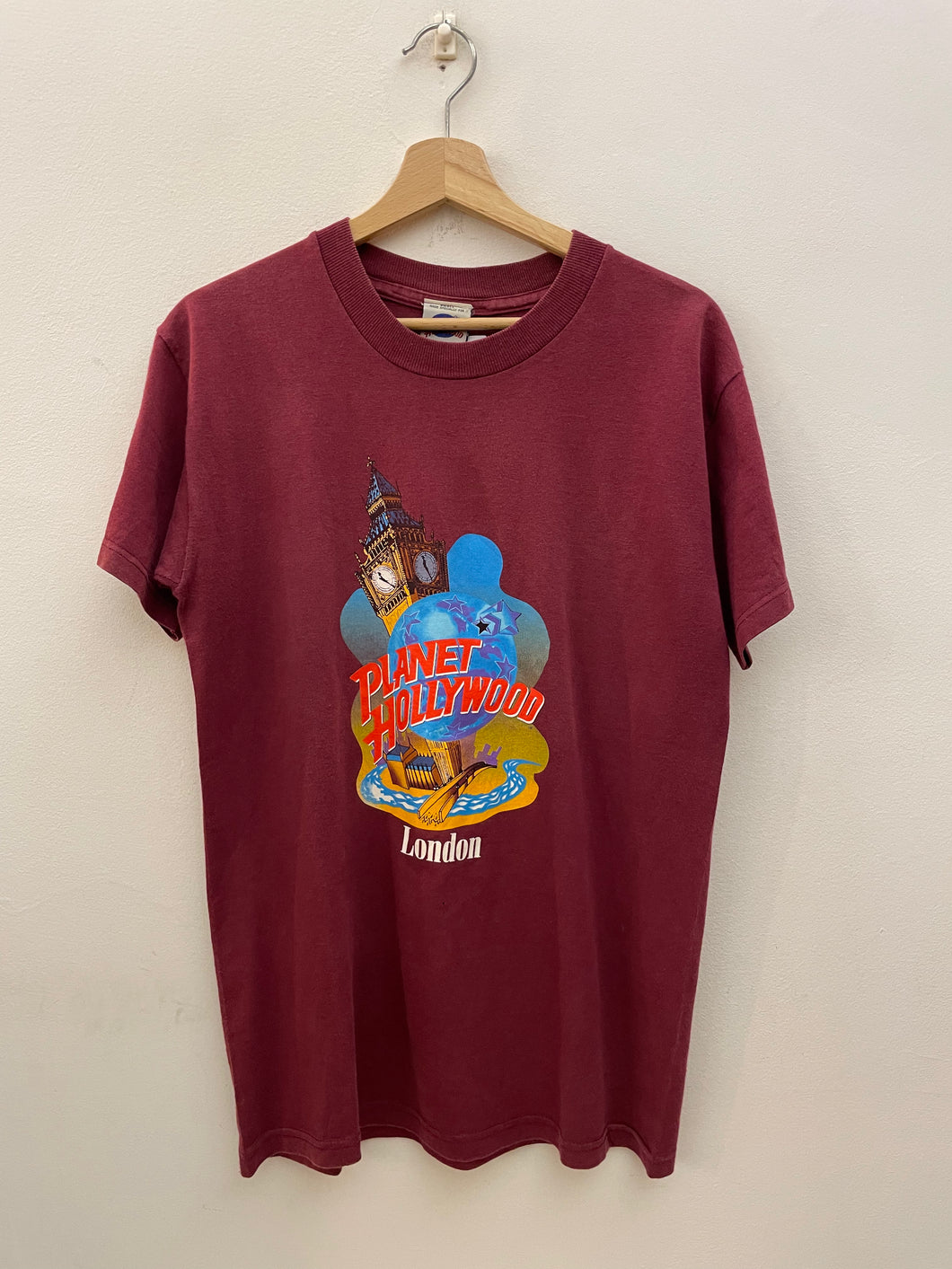 T shirt Planet Hollywood vintage taglia S
