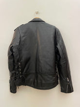 Carica l&#39;immagine nel visualizzatore di Gallery, Chiodo in pelle vintage deadstock taglia L
