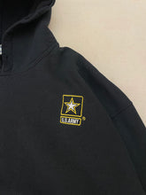 Carica l'immagine nel visualizzatore di Gallery, Felpa U.S. Army Nera Vintage — Gildan Heavy Blend | Taglia XL
