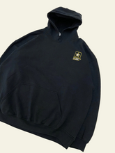 Carica l'immagine nel visualizzatore di Gallery, Felpa U.S. Army Nera Vintage — Gildan Heavy Blend | Taglia XL
