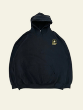 Carica l'immagine nel visualizzatore di Gallery, Felpa U.S. Army Nera Vintage — Gildan Heavy Blend | Taglia XL
