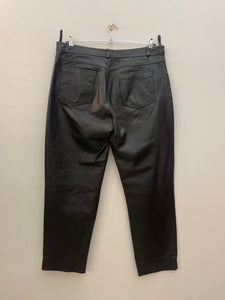 Pantalone in pelle cinque tasche vintage taglia 54 (ita)
