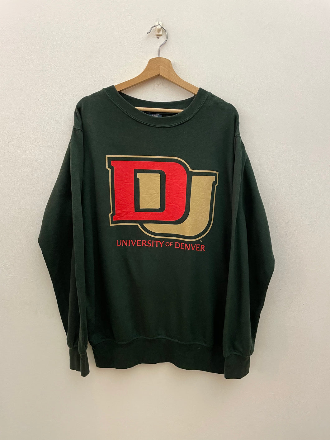 Felpa Denver University vintage taglia L