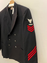 Carica l&#39;immagine nel visualizzatore di Gallery, Blazer marina militare Stati Uniti anni 70 vintage taglia L
