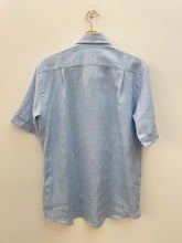 Carica l&#39;immagine nel visualizzatore di Gallery, Camicia shirt manica corta in lino vintage taglia M
